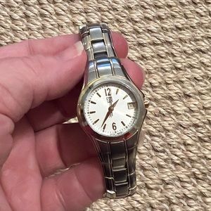 ESQ by Movado Two-tone Ladies Wristwatch - in good condition, needs new battery